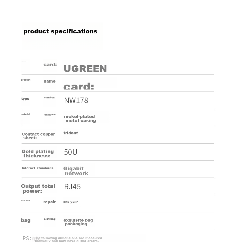 UGREEN CAT6 Shielded RJ45 Connectors, Gigabit Ethernet Network Plugs, 50U Gold-Plated Professional Grade RJ45 Computer Network Cable Connectors, Two-Piece Design, 100 Pieces, 20893 15