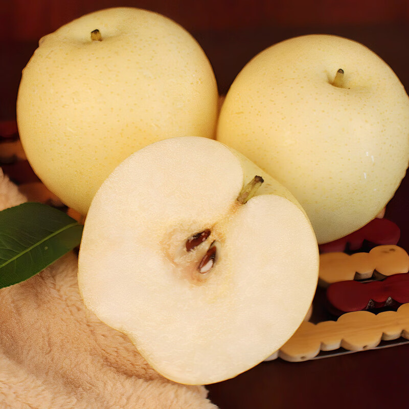 京鲜生 长城河北皇冠梨 5斤装 单果250g+ 国家地标产品 生鲜水果