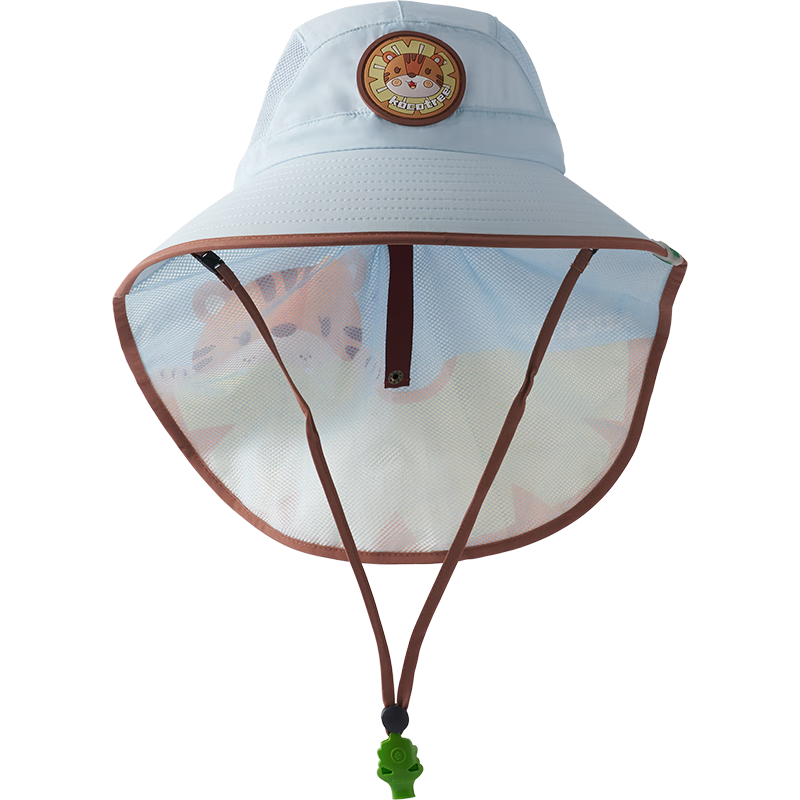 Kocotree Children's Sun Protection Hat with Wide Brim, Summer Baby Sunshade Cap for Boys And Girls, UV Protection Beach Hat