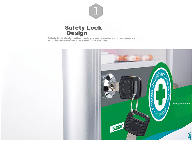 Jinlongxing Community Service Box, Medical Storage Emergency Cabinet, Wall-Mounted, Suitable for Communities, Schools, Public Places, Businesses, Factories 7