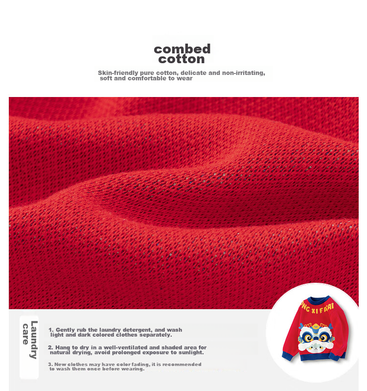 BALABALA Children's Clothing, Kids' Sweater for Boys And Girls, Spring And Winter Wear, Toddler Pullover Knit Sweater 8