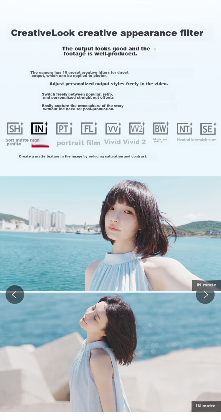 SONY ZV-E10 II APS-C Mirrorless Camera, Filter Direct Output, White Standard Kit (ZV-E10M2K ZVE10 Second Generation) 5