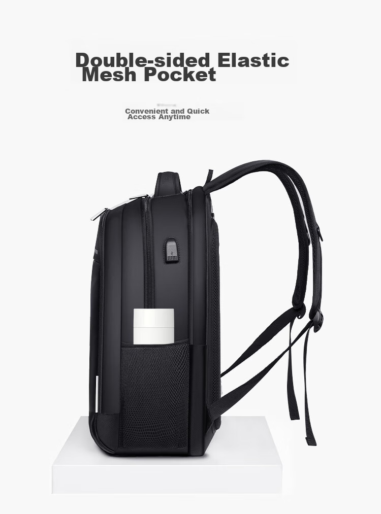 SEPTWOLVES Backpack Schoolbag Shoulder Bag for Men Laptop Bag Travel Business Large Capacity Notebook for Middle And High School Students 15.6 Inch 6
