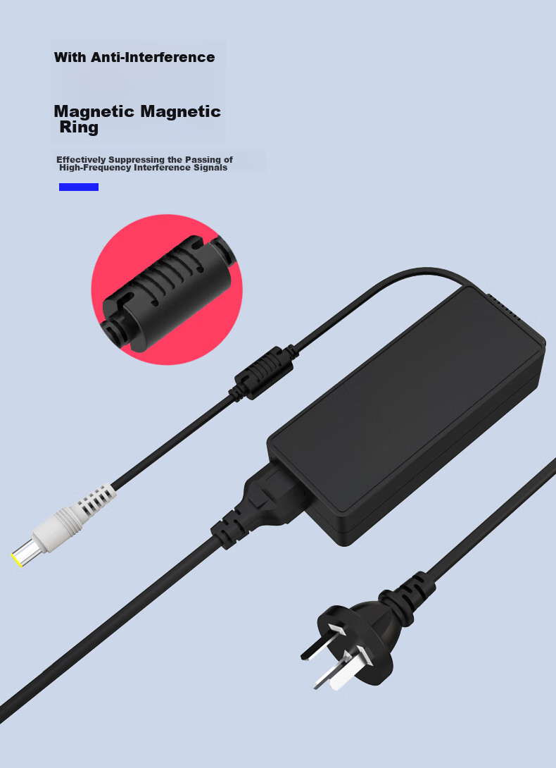 Elei Compatible with Lenovo Laptop Charger for Xiaoxin Air 12/13, YOGA 510/YOGA 710/Xiaoxin 510S Adapter, 20V 3.25A 65W Computer Power Cord 5