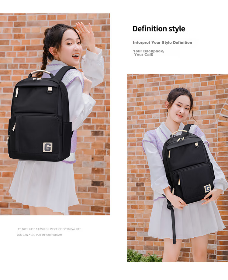GOLF Backpack for Middle School, High School And College Students, Men's And Women's Shoulder Bag, 15.6-Inch Laptop Bag 30