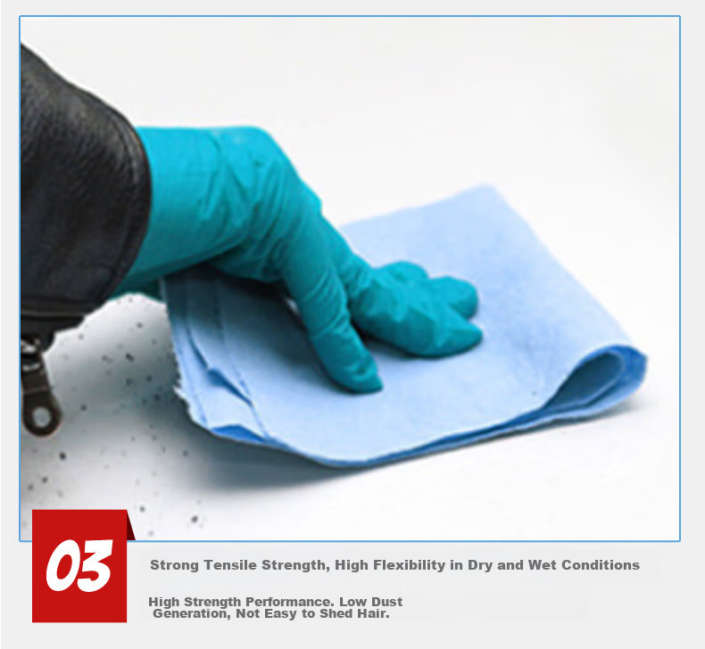 Zhugu Lint-Free Paper, Industrial Wiping Paper, Industrial Dust-Free Absorbent Paper, Laboratory Wiping Paper, Industrial Dust-Free Cloth, White, 10*30cm, 500 Sheets 10