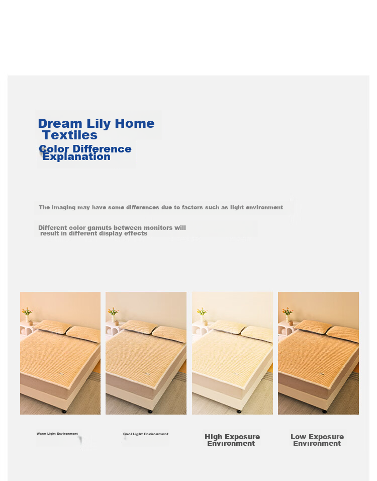 MLILY Mattress 1.8m x 2m Dual-Sided Single Mattress Pad with Warm Plush Cloud-Like Support 15