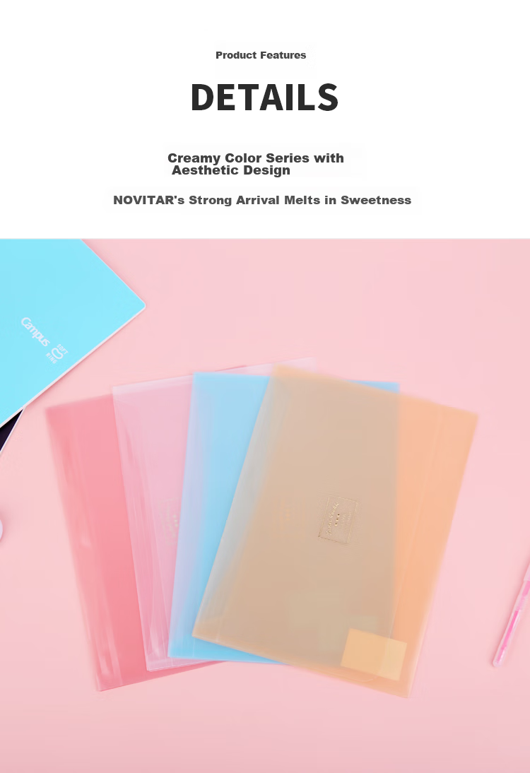 KOKUYO A4 File Folder, Pastel Cookie Design, Student Double-Pocket Organizer, Yellow, 4-Pack, WSG-KUCW311Y3C, Digital Full-Net Low Price 3