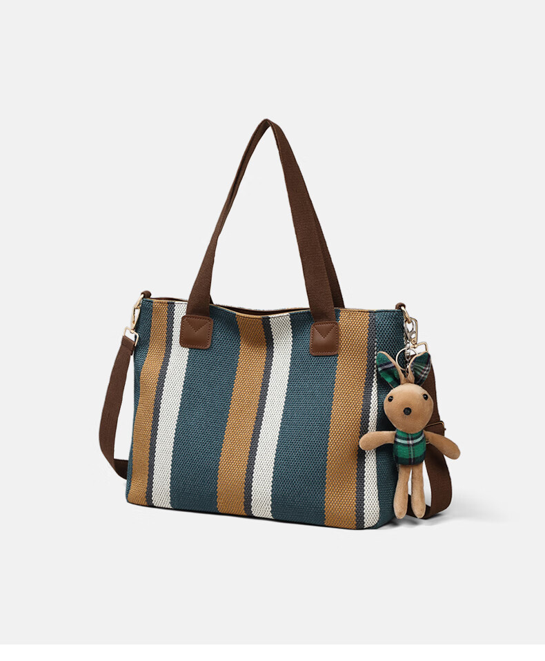 Aiqinghai Canvas Handbag, Women's Tote Bag, Large Capacity Shoulder And Handheld Bag, Practical Birthday And Mother's Day Gift for Mom 14