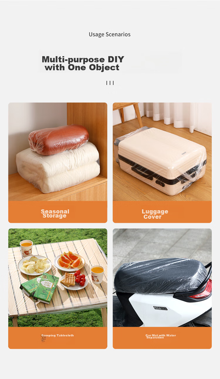 MARYYA Fan Protective Cover, Electric Fan Dust Cover, Household Appliance Pot Cover, Air Conditioner Dust Film, Disposable Enlarged And Thickened Fresh-Keeping Cover 11