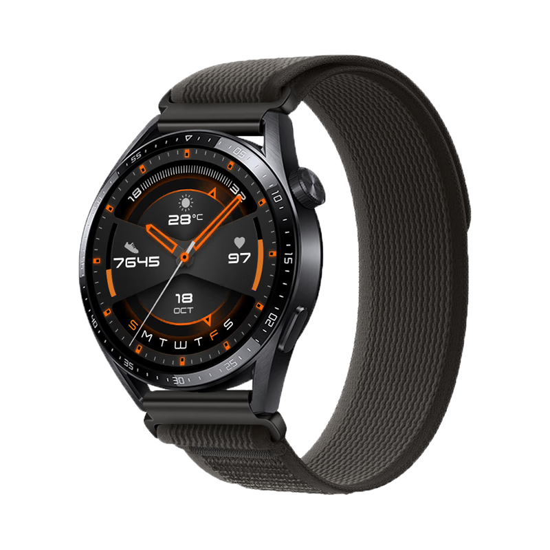 CangHua Compatible with Huawei Watch GT6/GT7 Strap, Suitable for Watch6/6Pro/5/4Pro/3/GT7Pro/GT4/GT5/GT3/buds2 Wild Track Loop Nylon Woven Wristband