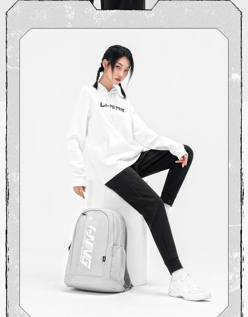 Li-Ning Table Tennis Backpack for Men And Women, Casual Fashionable Outdoor School Bag, Laptop Bag, Lightweight Multifunctional Sports Backpack 6