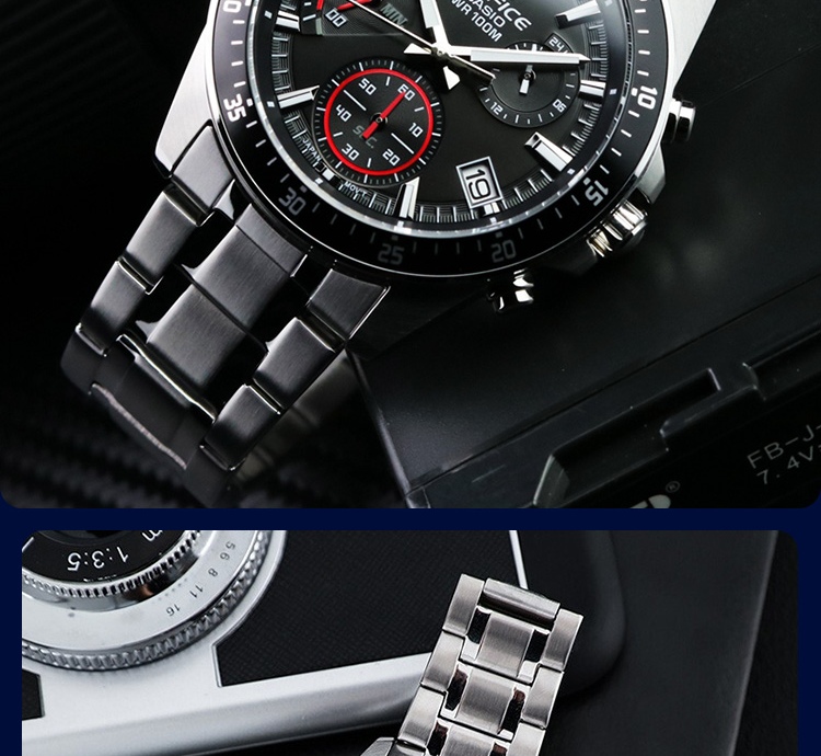 CASIO EDIFICE Men's Fashion Business Student Quartz Watch EFV-540D-1A 24