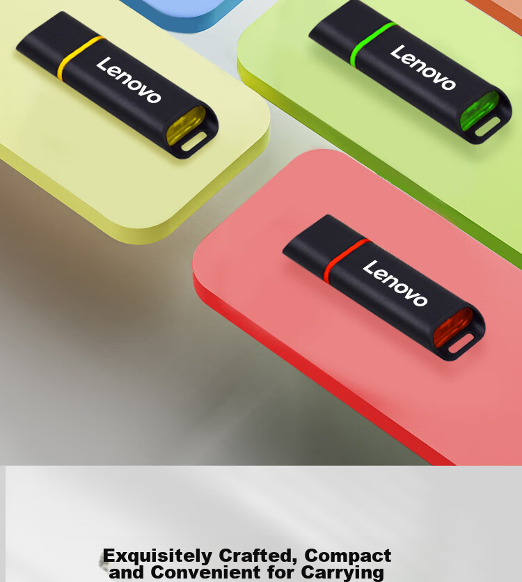 Lenovo 4GB USB2.0 Bid USB Flash Drive SS160, Professional Bidding USB Drive for Company And Enterprise, Black 7