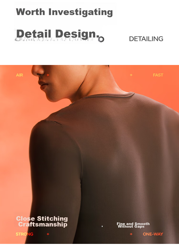 HLA [Chen Zheyuan's Choice] Thermal Underwear for Men, 230g Double-Sided Fleece, Antibacterial Heating Patch, Autumn Top And Bottom Set 28