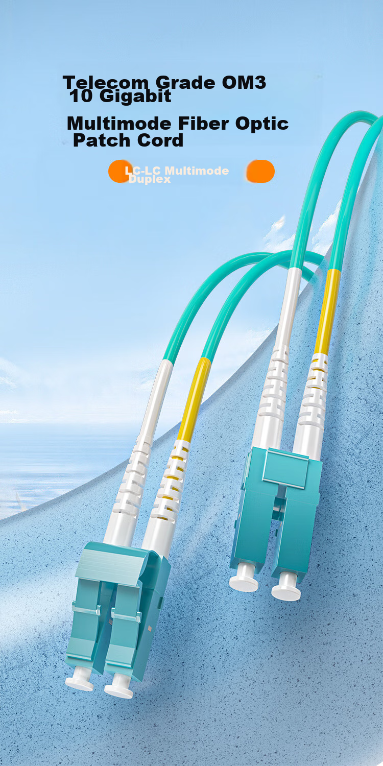 ZLEUE Telecom-Grade Fiber Optic Patch Cord SC-SC(UPC), Single Mode Single Core, Low Smoke Zero Halogen Environmentally Friendly Home Fiber Optic Cable, Transceiver Pigtail, 3 Meters ZLG0-SCSC03 2