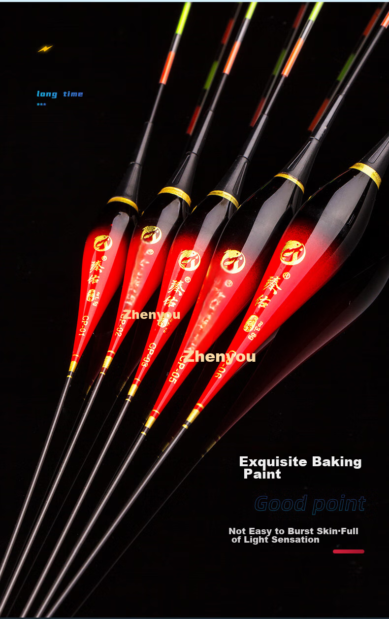 Grased (Grsaed) Electronic Fishing Float, Invisible at Night, Luminous Float for Crucian Carp And Carp Fishing, Night Fishing Float, Eye-Catching, Highly Sensitive Nano Float CP01 11