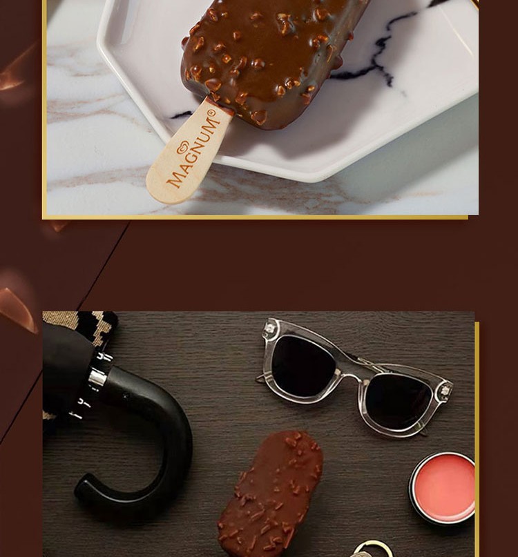 和路雪梦龙太妃榛子口味冰淇淋家庭装65g4支雪糕新老包装随机发货