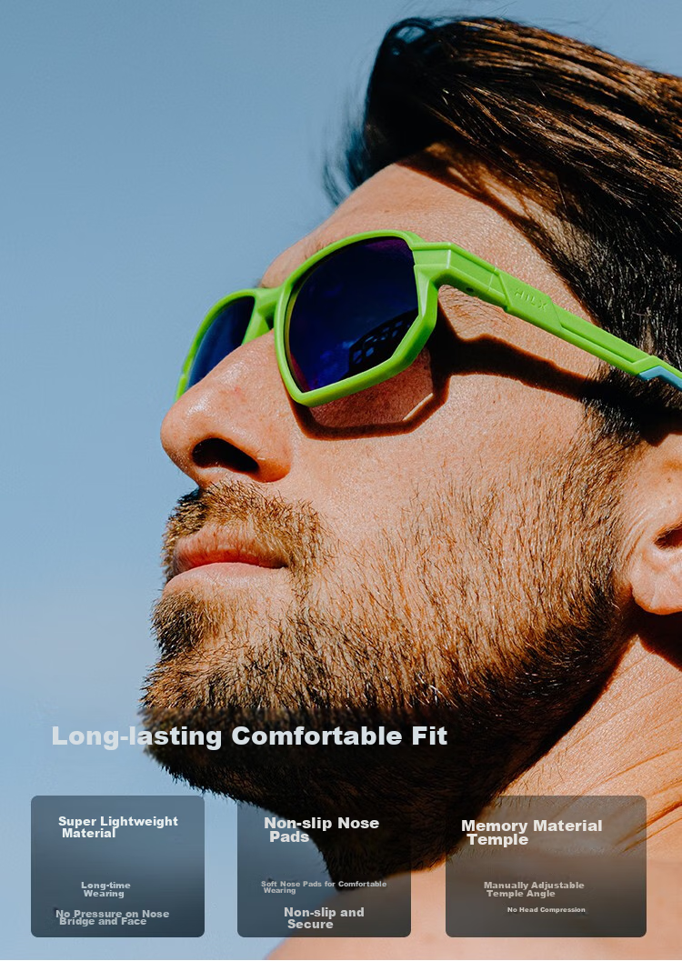 HILX Canadian Sports Sunglasses UV Protection for Men And Women Cycling Marathon Driving Glasses Syndicate 4