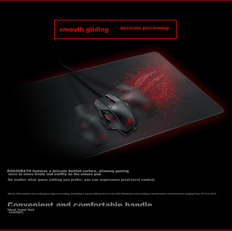 ROG Charging Armor 2 Mini Player Kingdom Gaming Mouse Pad CSGO Mouse Pad with Edge Waterproof Splash Protectio 3