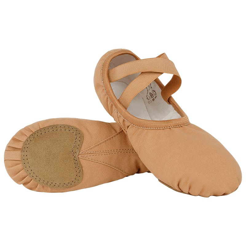 Aiwu Ge Professional Dance Shoes Women Soft Sole Practice Shoes Elastic Ballet Shoes Teacher Cat Paw Shoes Ballet Brown Size 41
