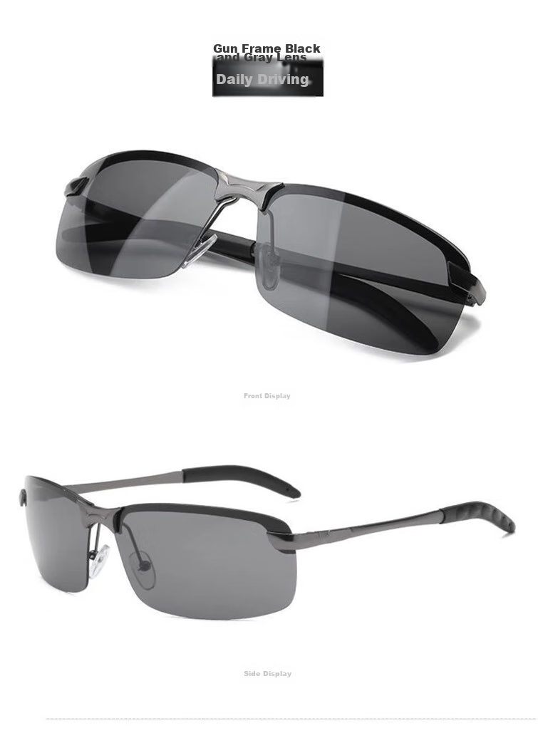 LESCA LUNETIER Driving Sunglasses, Day And Night Use, Night Vision, Driving at Night, Polarized Glasses for Men, Specialized Cycling Glasses for Nighttime 7