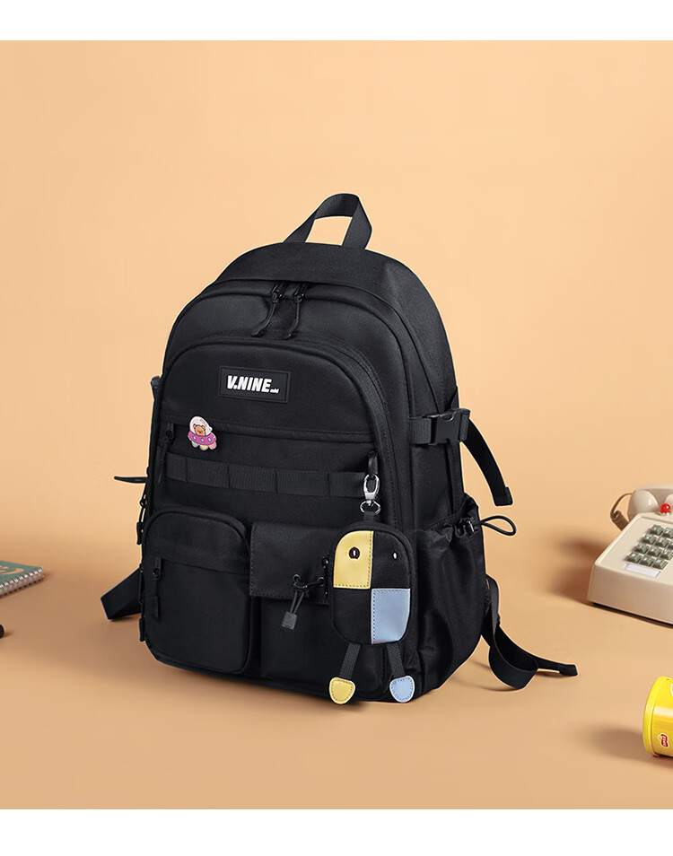 V.NINE Backpack for Middle And High School Students, Unisex Laptop Bag 14/15.6 Inch, College Student Travel Backpack 22