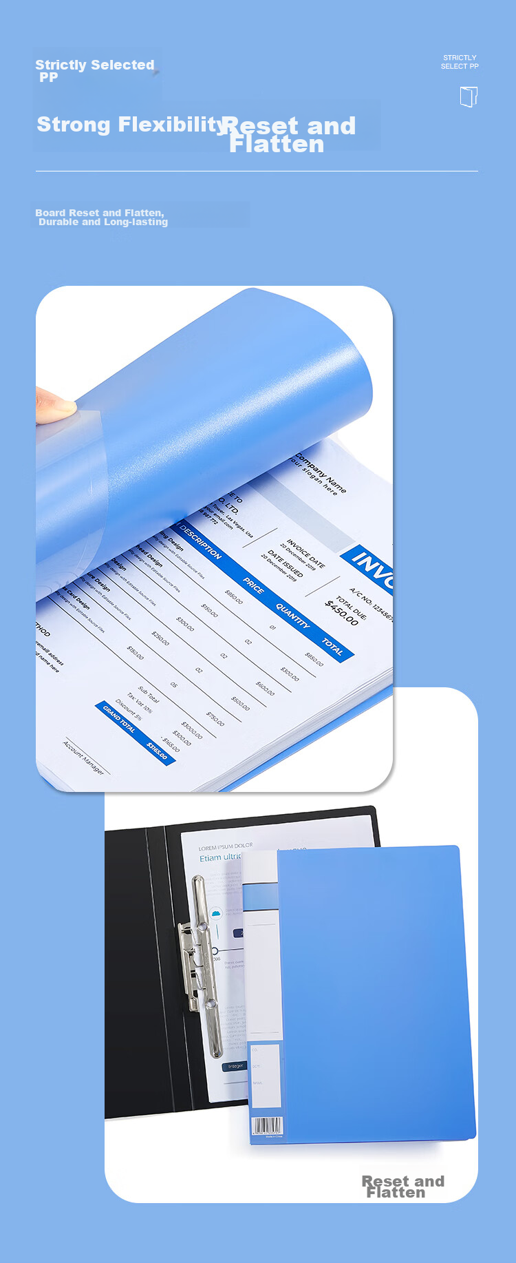 COMIX File/folder/long Box A4, Black A603 2