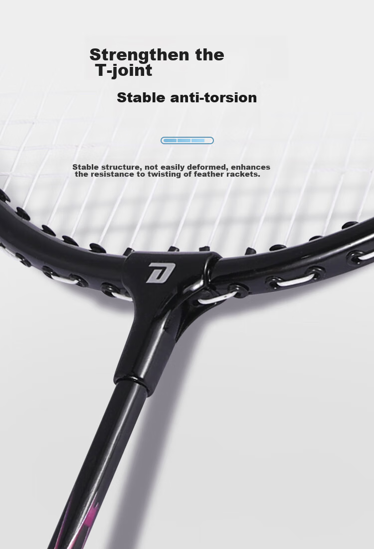 DHS Badminton Racket Set, Alloy Racket 1010 (Random Packaging, New Or Old) 7
