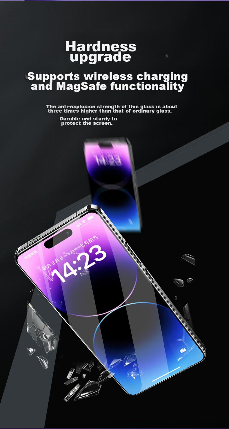 HotFire Tempered Glass Screen Protector for Apple X/S/11Pro, Full Coverage High Definition Anti-Fingerprint Dust-Free Quick Installation Box Protective Film for IPhone X/S/11Pro 5