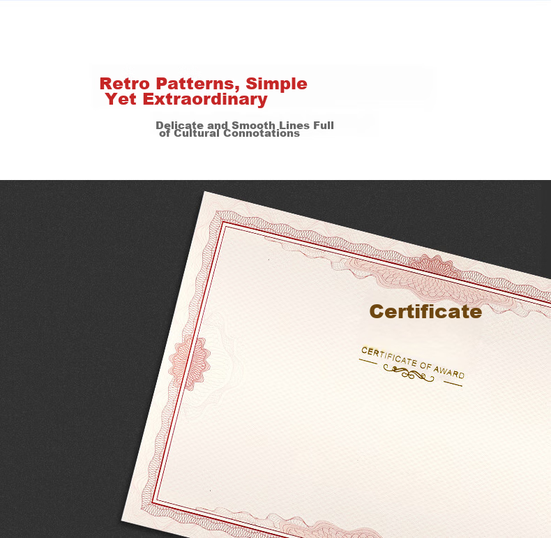 Befon A4 Certificate Paper for Awards, Honorary Certificates, Internal Pages, Appointment Letters, Graduation Certificates, Student Awards, Corporate Recognition, Training Certificates, Printing Paper, Stationery, 12 Sheets, 9970 4