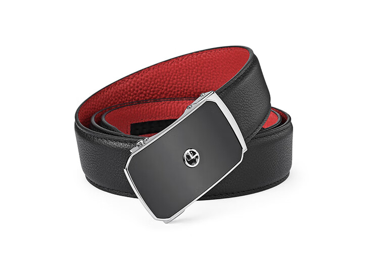 Goldlion Men's Belt, Top-Grain Leather, Automatic Buckle, Red Waistband Gift Box, Zodiac Year Trouser Belt, Birthday Gift 17