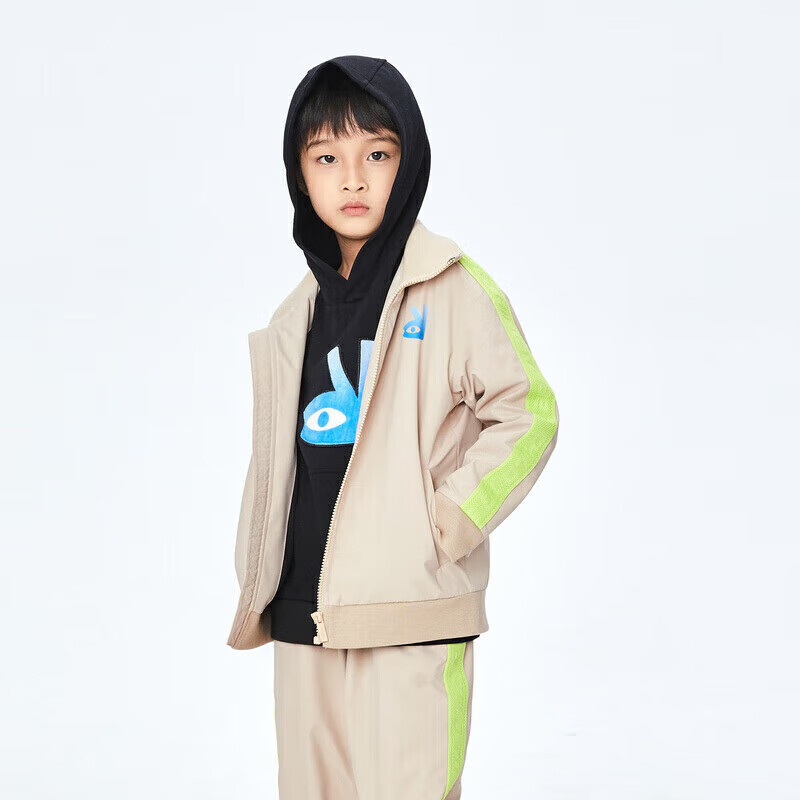 Annil Boys' Jacket for Autumn, Coffee Apricot Color, Size 160