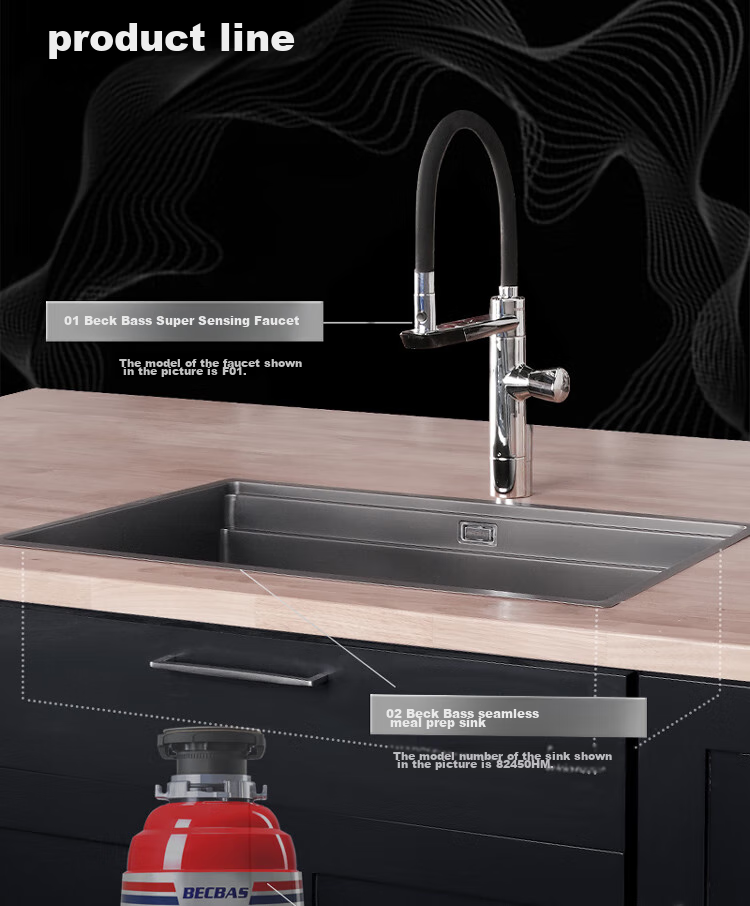BE CBAS (BECBAS) Intelligent Garbage Disposal Processor, Automatic Reverse Wireless Switch E60Plus 3