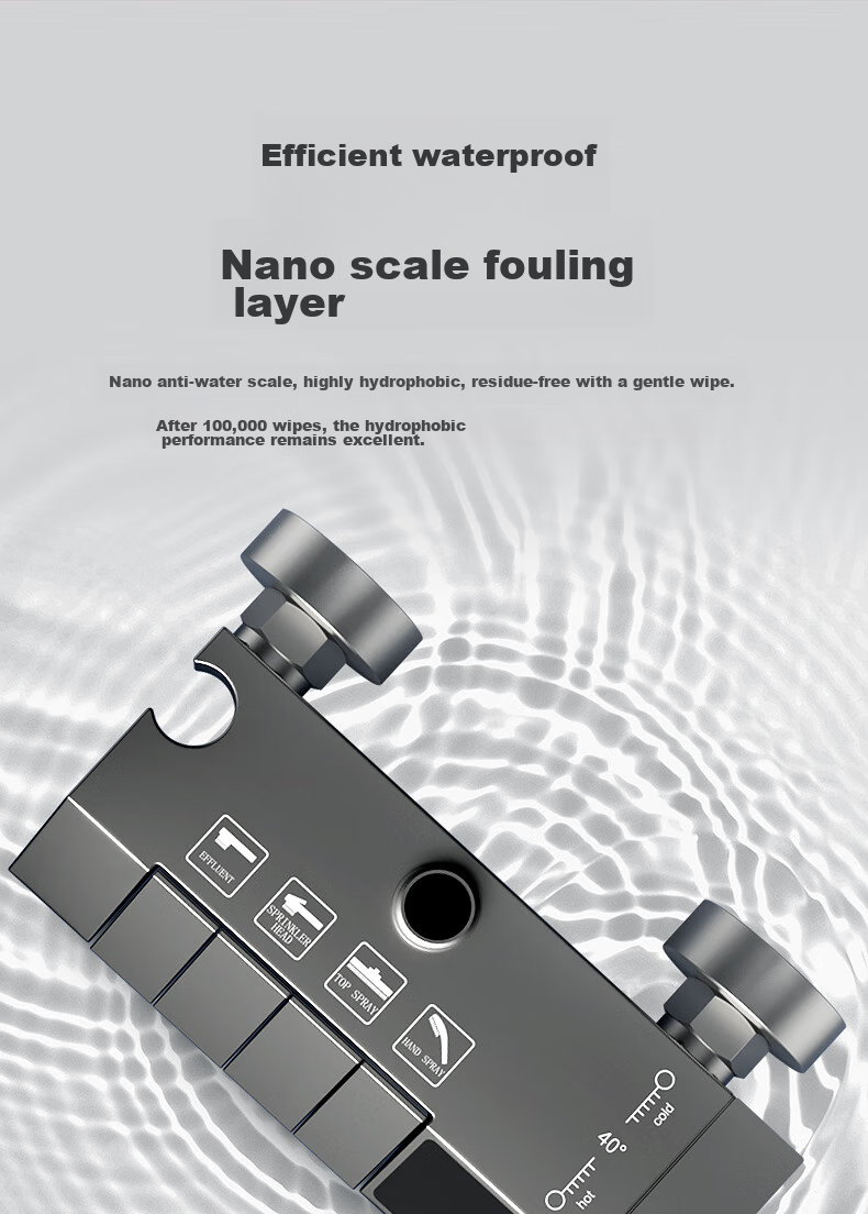 MEJUE Intelligent Shower Head Set, Shower Head Bathroom Spray Nozzle, Pressurized Shower System Z-05105 12