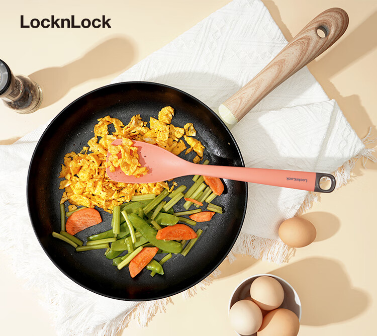 LOCK&LOCK Baby Food Silicone Spatula, Children's And Infant-Specific Heat-Resistant Non-Stick Cooking Tool for Stir-Frying And Frying 8