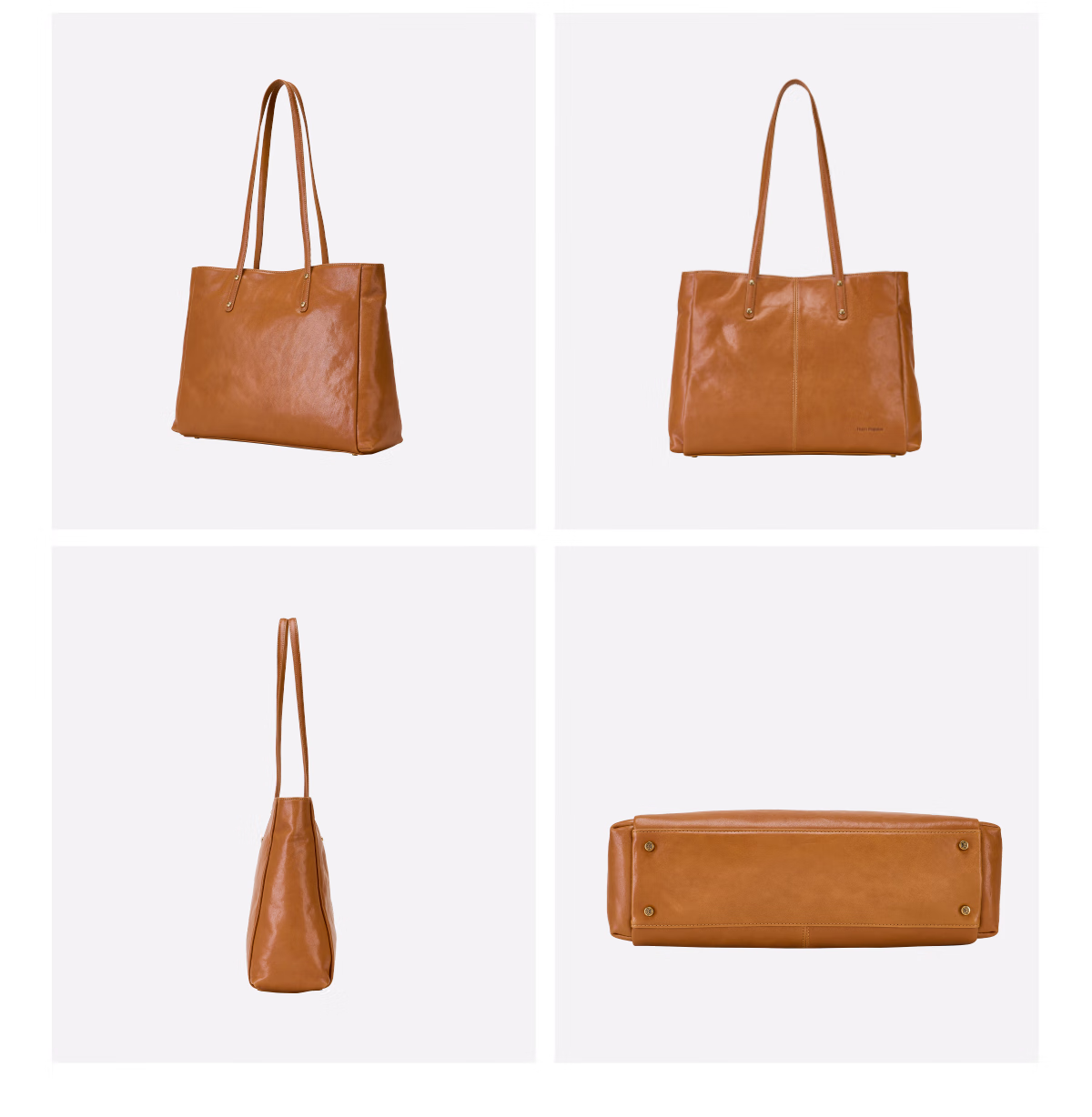 Hush Puppies Women's Full-Grain Leather Large Capacity Tote Bag Gift for Women's Day Girlfriend Wife 6