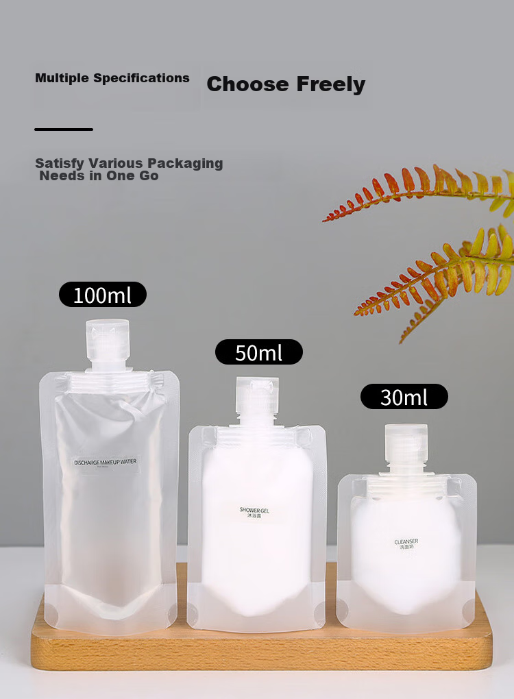 Meifuyu Portable Travel Cosmetic Disposable Dispensing Bags (Set of 6), Business Trip Liquid Storage And Dispensing Bottles MF8563 13