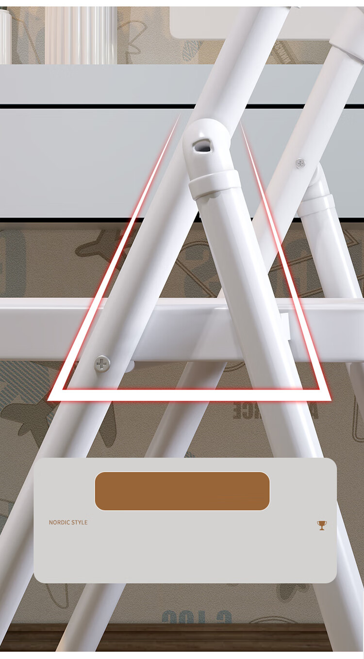 XINGKAI Folding Chair, Stool, Office Chair with Backrest, Computer Chair, Conference Chair, Dormitory Chair, Model 3017, All White 9