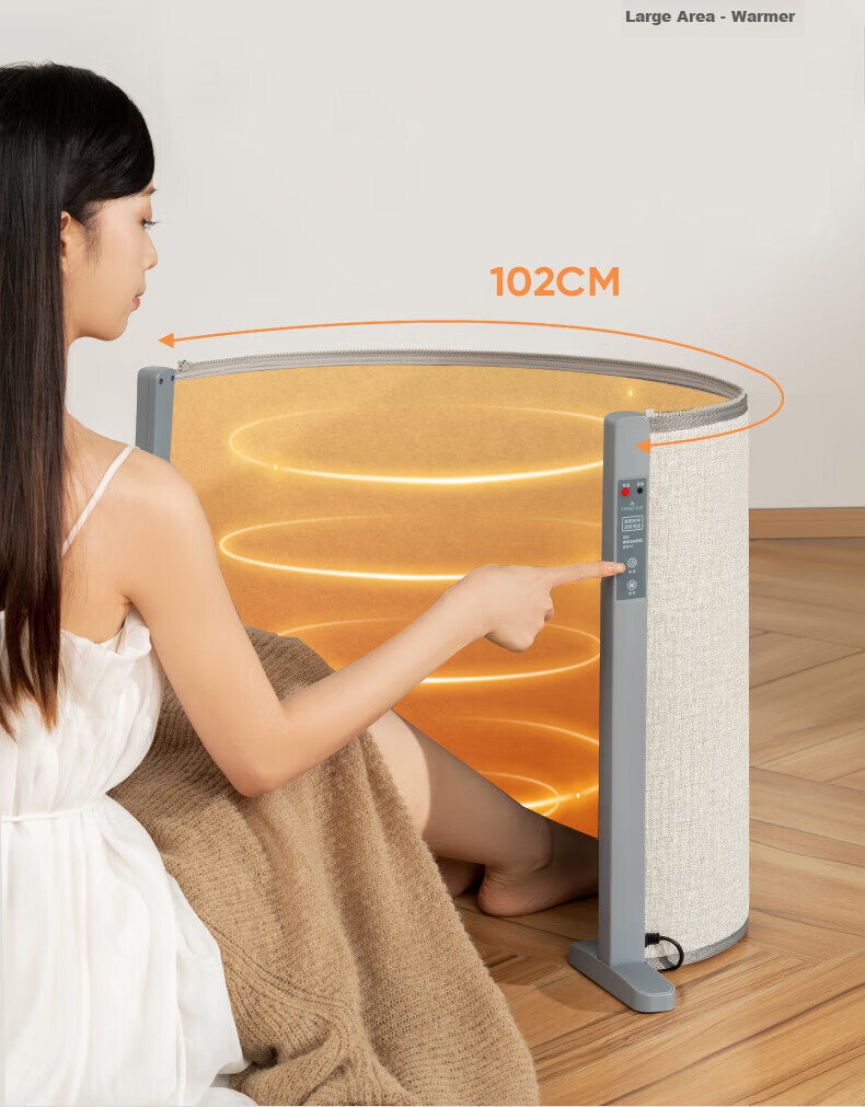 CHIGO Foot Warmer, Electric Heated Foot Pad for Office Desk Under-Desk Heater, Leg Warmer, Foot Warmth Device, Foot Warmer 12