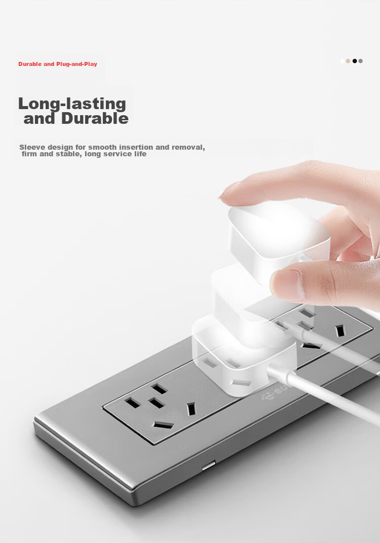 BULL Switch Socket, Multifunctional 118-Type Socket Switch with 15 Or 9 Holes Socket Panel G04Z356A, Gray 9