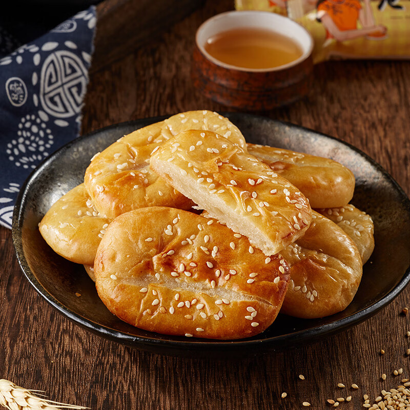 比比赞（BIBIZAN）老婆饼馅饼1.035kg箱饼干蛋糕点心营养早餐面包小吃休闲零食品