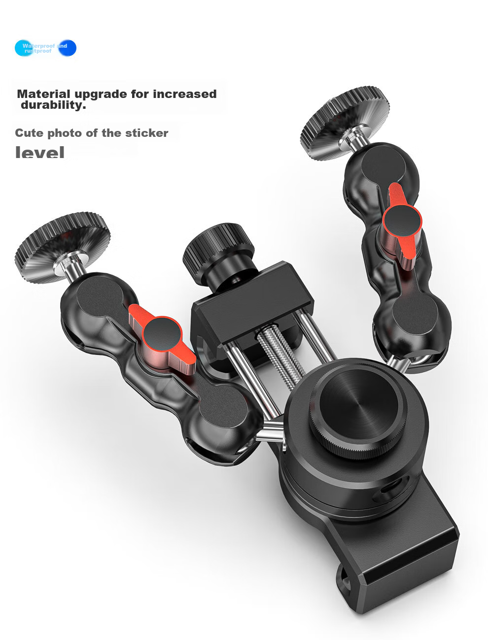 SUREWO Action Camera Mount Bracket Compatible with GoPro Insta360 DJI Action6/5, Fixed Bracket for Basketball Volleyball Tennis Badminton Shooting DSLR Cameras 7