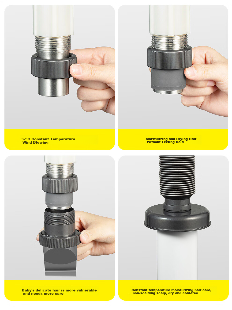 Haili Sink Drain Pipe, Anti-Odor Basin Drain, Flexible Hose Wall Drainage Pipe, ABS Material, 73318Q 24