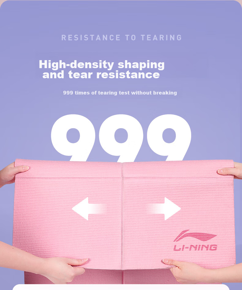 Li-Ning Yoga Mat, Foldable And Portable, Student Nap Mat, Children's Lightweight Ultra-Thin Non-Slip Outdoor Fitness Mat for Men And Wome 9