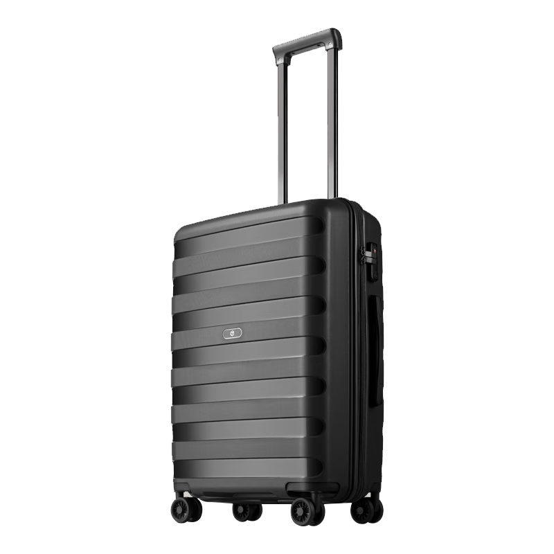 JD Original Aviator Luggage, Large Capacity Suitcase for Men And Women, 24-Inch Carry-On Travel Case, Student Password Lock Suitcase, Charcoal Black