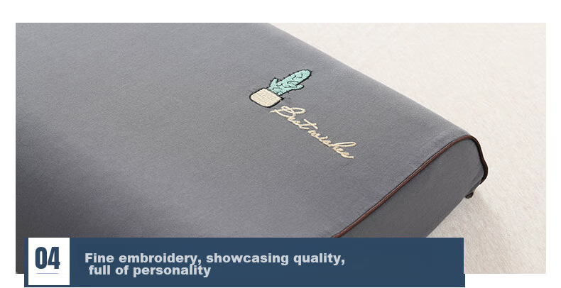 Hengyuanxiang Cotton-Polyester Blend Pillowcase, Single Piece, All-Cotton Pillow Cover, Suitable for All Seasons, 30*50cm 8