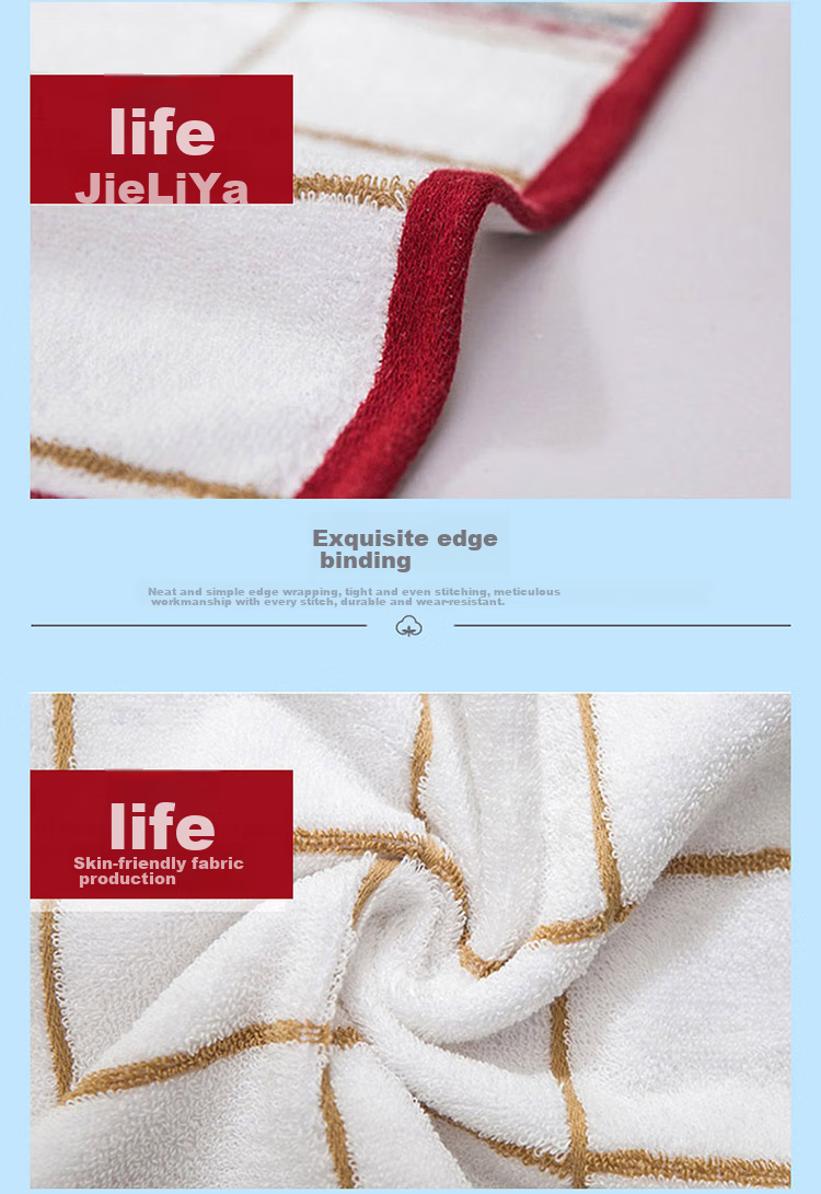 Grace Towel Chinese Style Gift Box, 2-Pack Pure Cotton Face Towels, Thickened Towel Gift Box, 76*34 Sports 5