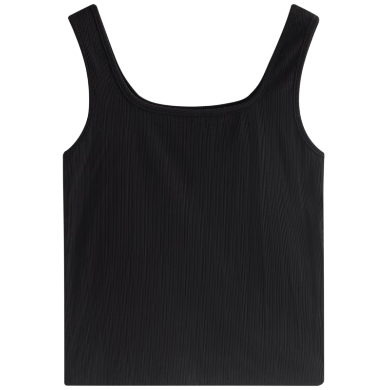 INMAN Slim Fit Vest Women Summer Base Layer Slimming Inner Wear Outer Wear Black L