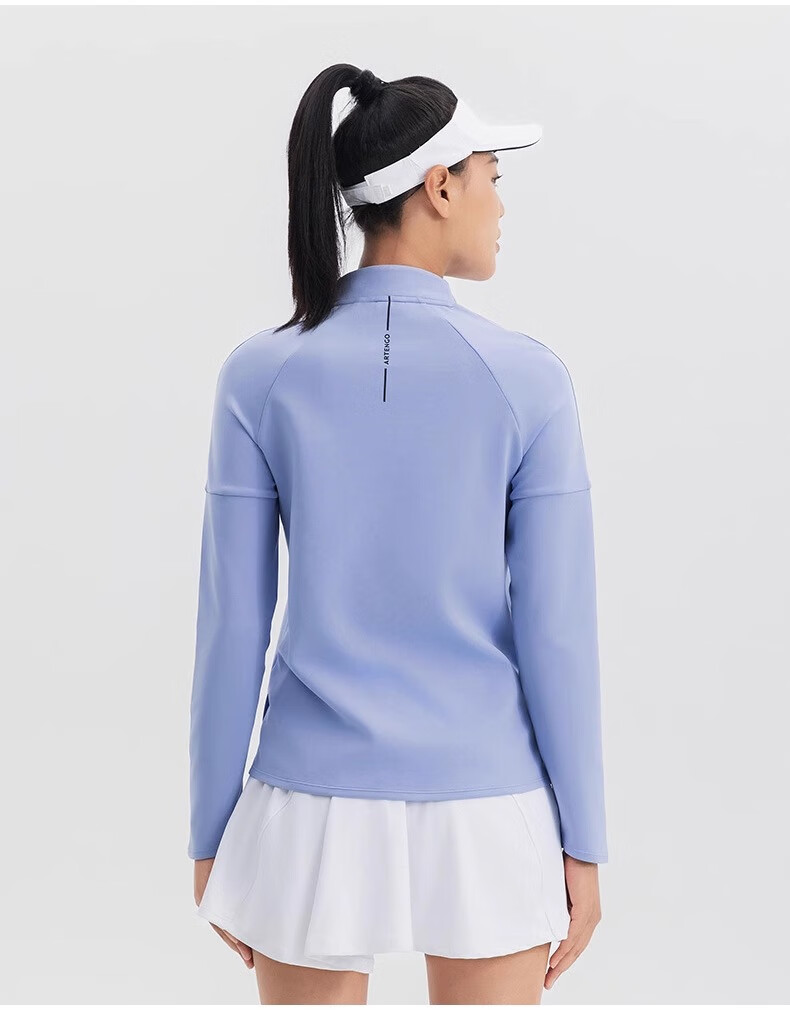 DECATHLON Long-Sleeve Quick-Dry Shirt, Sports Thermal Top, Running Fitness T-Shirt, Yoga Wear, Fitness Clothing for Women, 5118331 12
